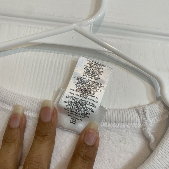 33 revolutions stay happy sweatshirt womens Medium peace sign hippie - Picture 4 of 6